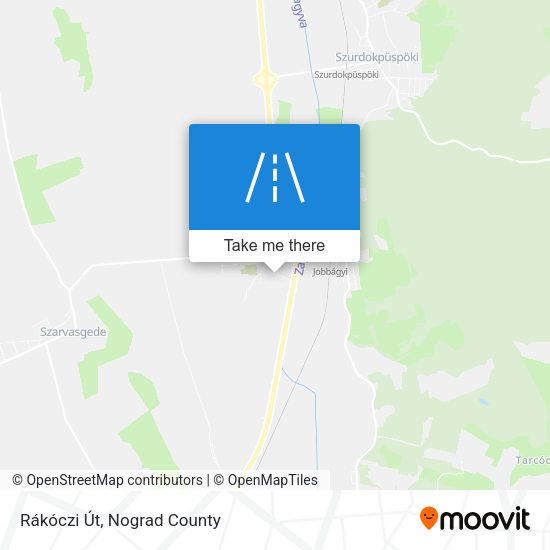 Rákóczi Út map