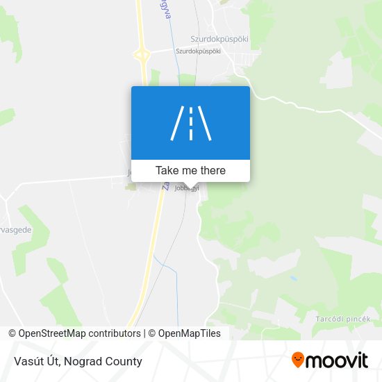 Vasút Út map