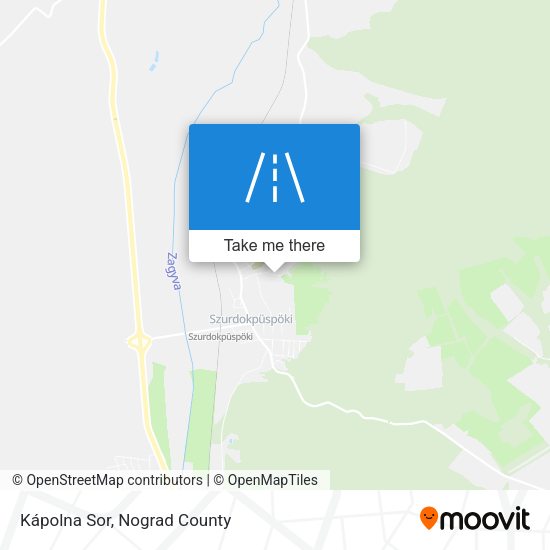 Kápolna Sor map
