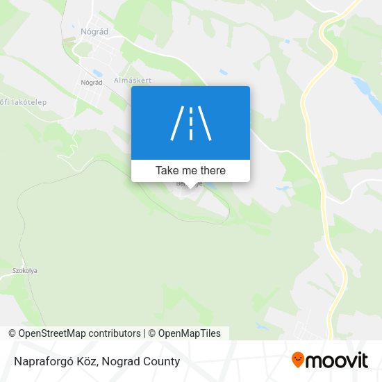 Napraforgó Köz map