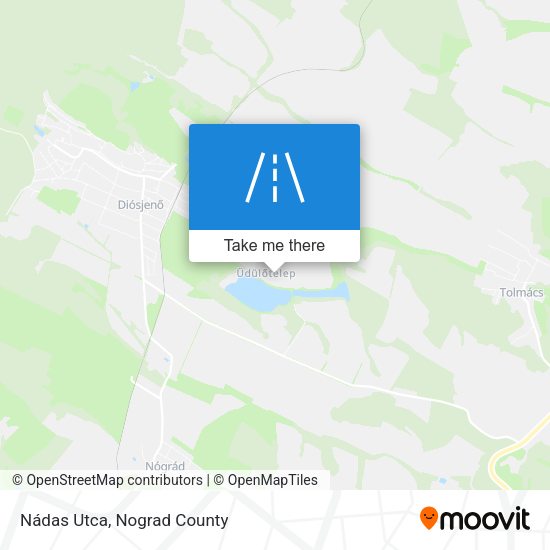 Nádas Utca map