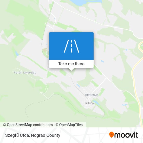 Szegfű Utca map