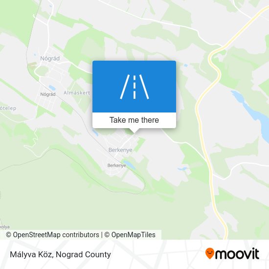 Mályva Köz map