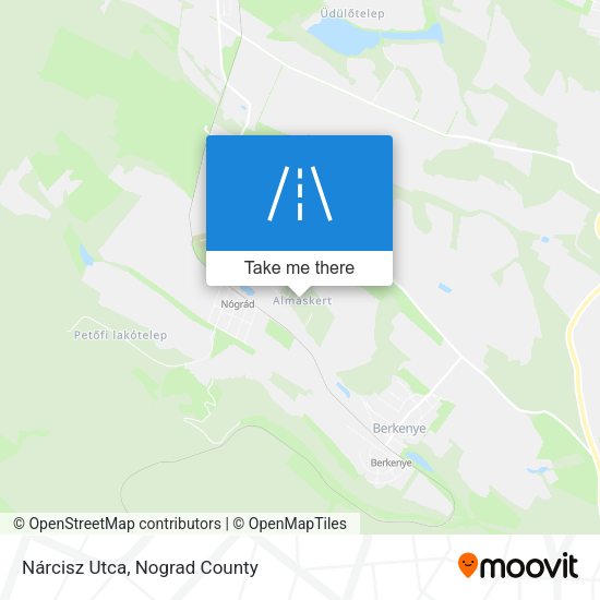 Nárcisz Utca map