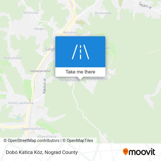 Dobó Katica Köz map
