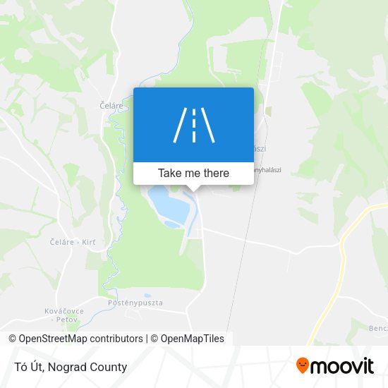 Tó Út map