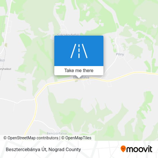 Besztercebánya Út map