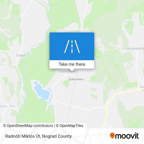 Radnóti Miklós Út map