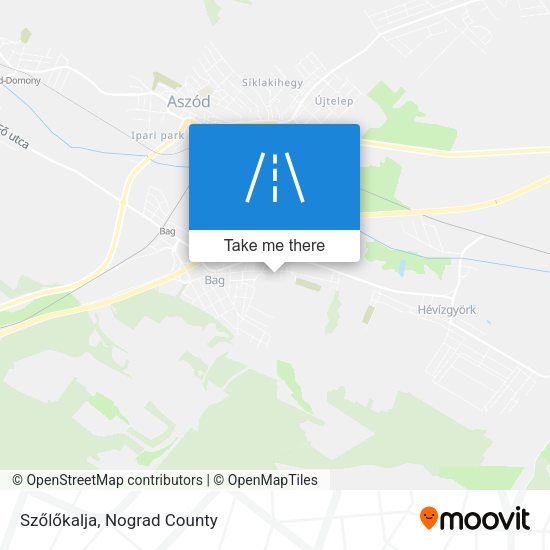 Szőlőkalja map