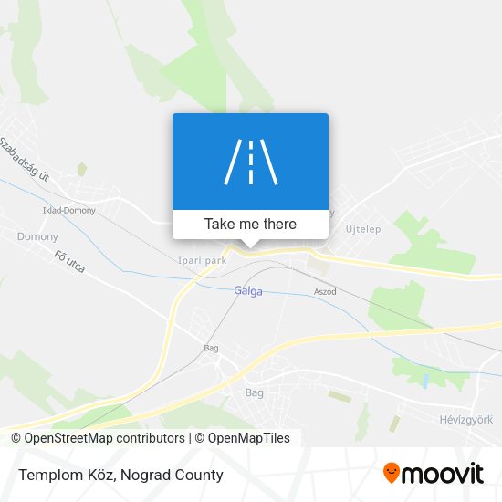 Templom Köz map