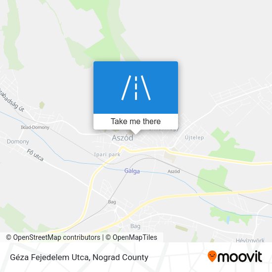 Géza Fejedelem Utca map