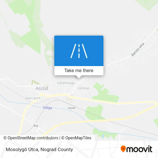 Mosolygó Utca map