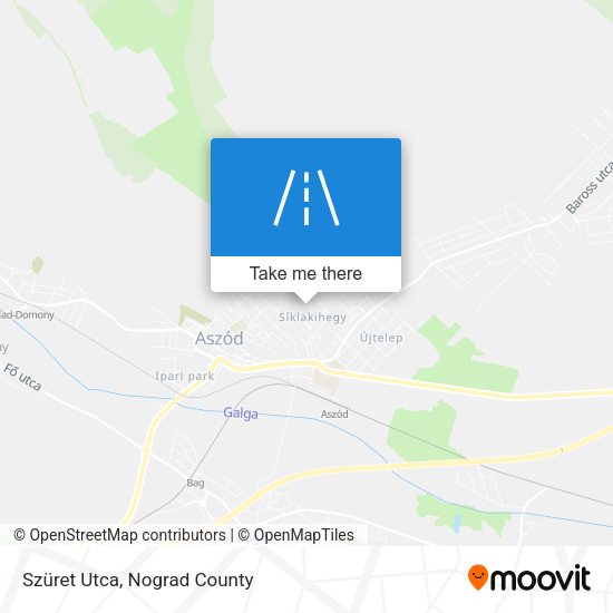 Szüret Utca map