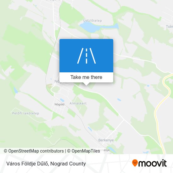 Város Földje Dűlő map