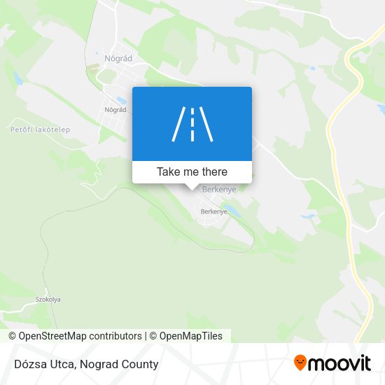 Dózsa Utca map