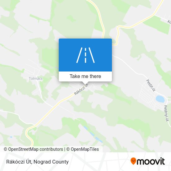 Rákóczi Út map