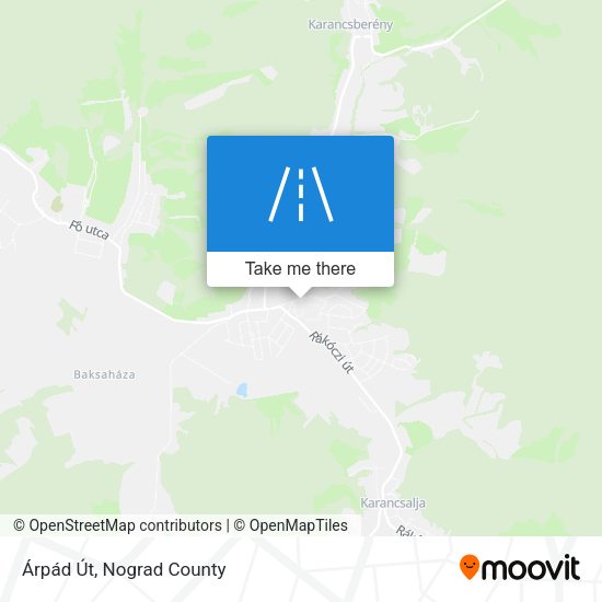 Árpád Út map