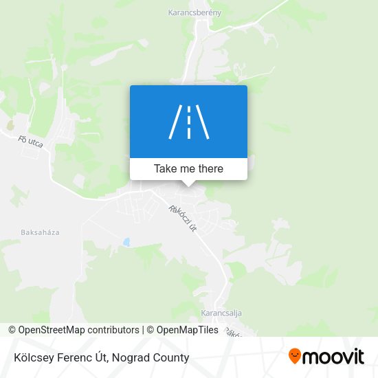 Kölcsey Ferenc Út map