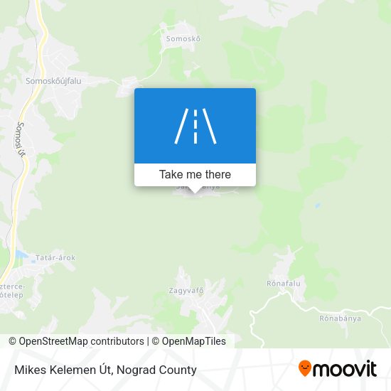 Mikes Kelemen Út map