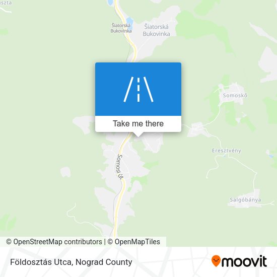 Földosztás Utca map
