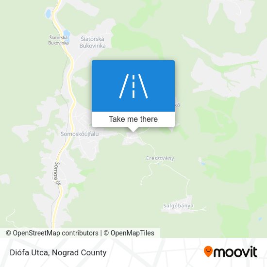 Diófa Utca map