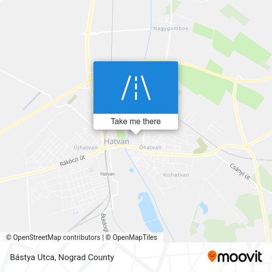 Bástya Utca map