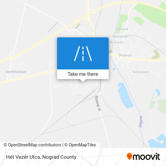 Hét Vezér Utca map