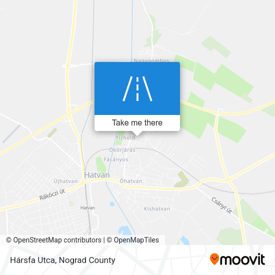 Hársfa Utca map