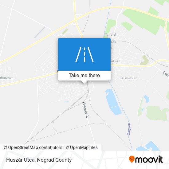 Huszár Utca map