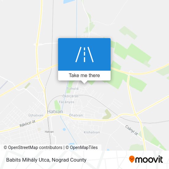 Babits Mihály Utca map