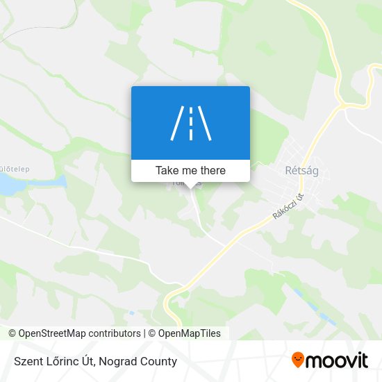 Szent Lőrinc Út map