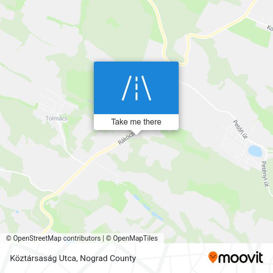 Köztársaság Utca map