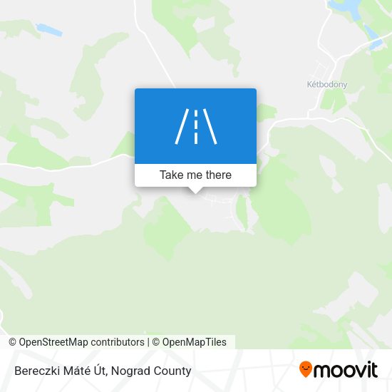 Bereczki Máté Út map