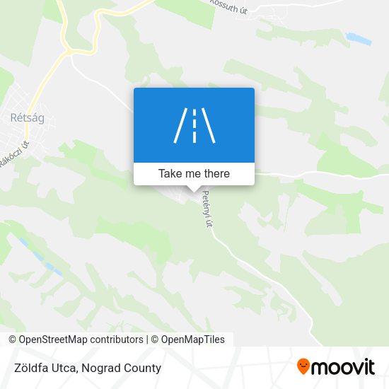 Zöldfa Utca map