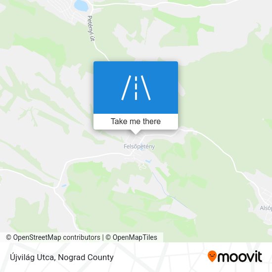 Újvilág Utca map