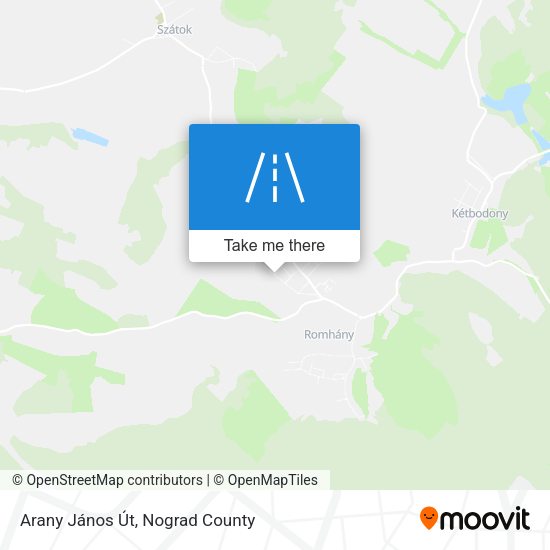 Arany János Út map