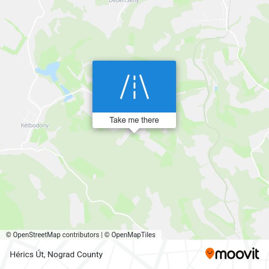 Hérics Út map