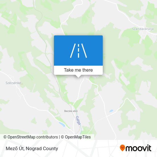 Mező Út map