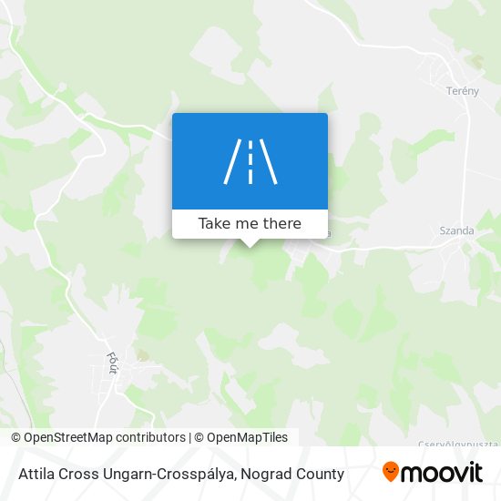 Attila Cross Ungarn-Crosspálya map