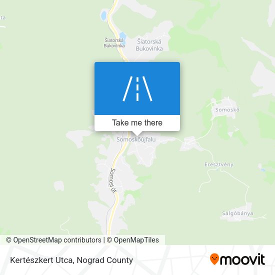 Kertészkert Utca map