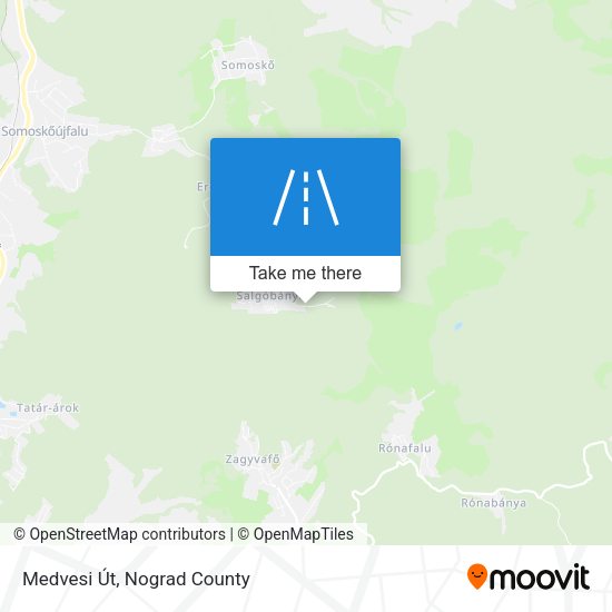 Medvesi Út map