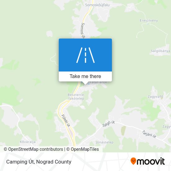 Camping Út map