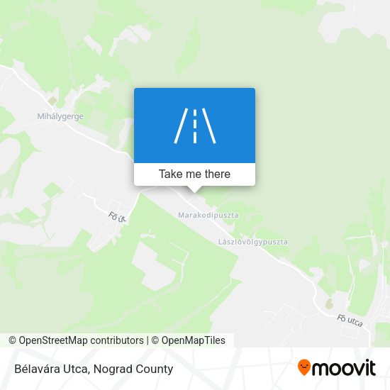 Bélavára Utca map