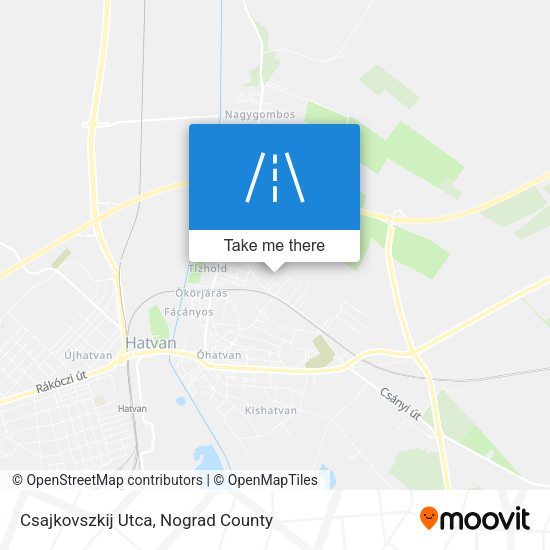 Csajkovszkij Utca map