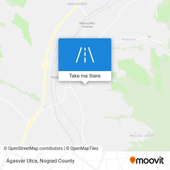 Ágasvár Utca map