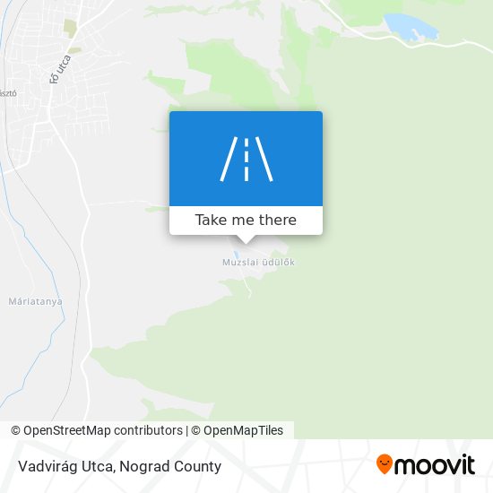 Vadvirág Utca map