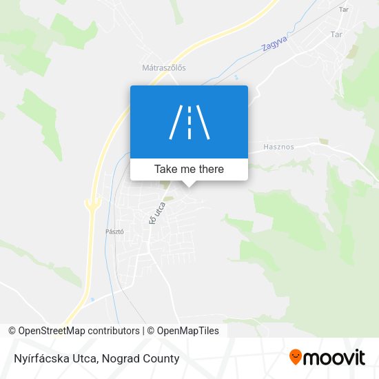 Nyírfácska Utca map