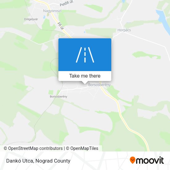 Dankó Utca map