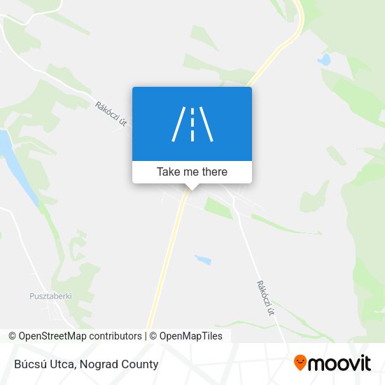 Búcsú Utca map
