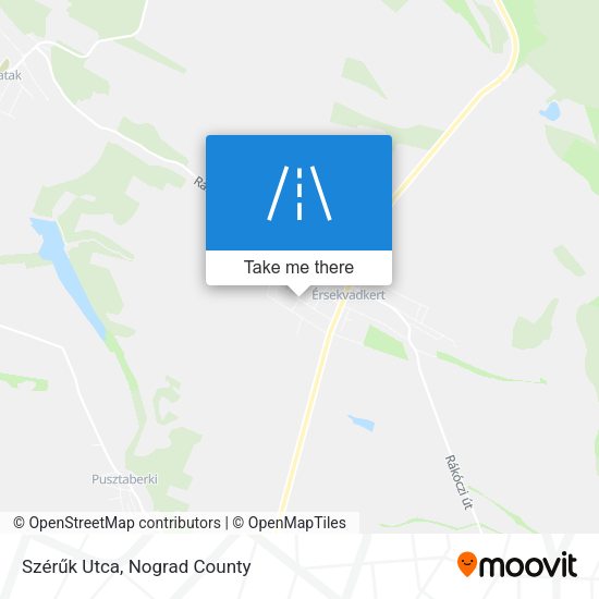 Szérűk Utca map